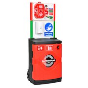 Howler SafetyHub Fire Point c/w Cabinet Signage & Auto Sanitiser Dispenser